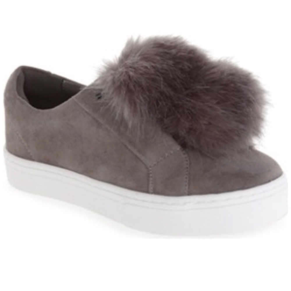 Sam edelman puff ball slip on sneakers